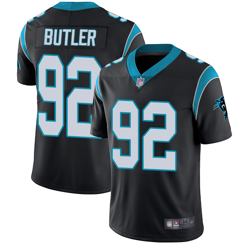 Carolina Panthers Limited Black Youth Vernon Butler Home Jersey NFL Football #92 Vapor Untouchable